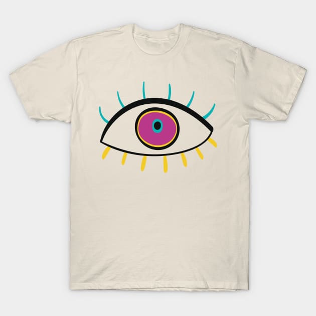 Eye For Evil Protection T-Shirt by MINIMAL`